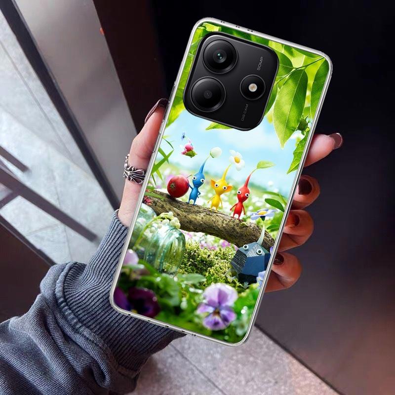 

Game P-PikminS 4 Phone Case For Xiaomi Redmi Note 15 14 14S 13 12S 12 Pro Plus 11S 11 10S 10 4G Cover 11E 11T 5G Print Fundas Re Redmi Note 15 Pro 4G