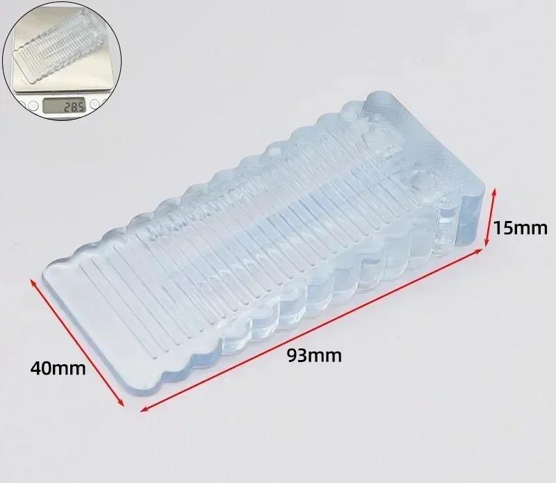 Floor Hardware Home Door Stops Safety Anti-slip Rubber Door Stopper Safety Stop Baffle Doors Close Prevention