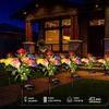 Christmas Lights Solar Light Waterproof Rose Solar Flowers Lamp Outdoor Decorative Garden Yard Lawn Landscape Decoration Light
