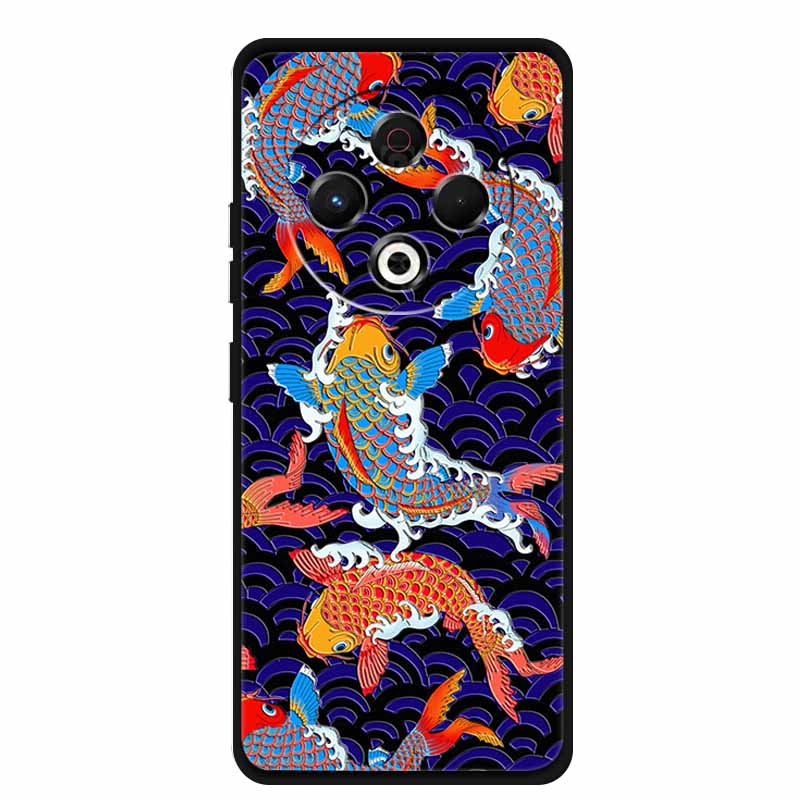3D Phone Cover For Tecno Pova 6 Neo Pova6Neo Cases Soft TPU Silicone Case Tecno Pova 6 Pro Pova6 Embossed Flowers Blossoms Funda