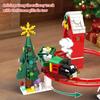 Christmas Building Blocks Set 964 Pieces Mini Train Track Coaster Micro Brick Assembly Toys for Adults Boys Girls Children Gifts