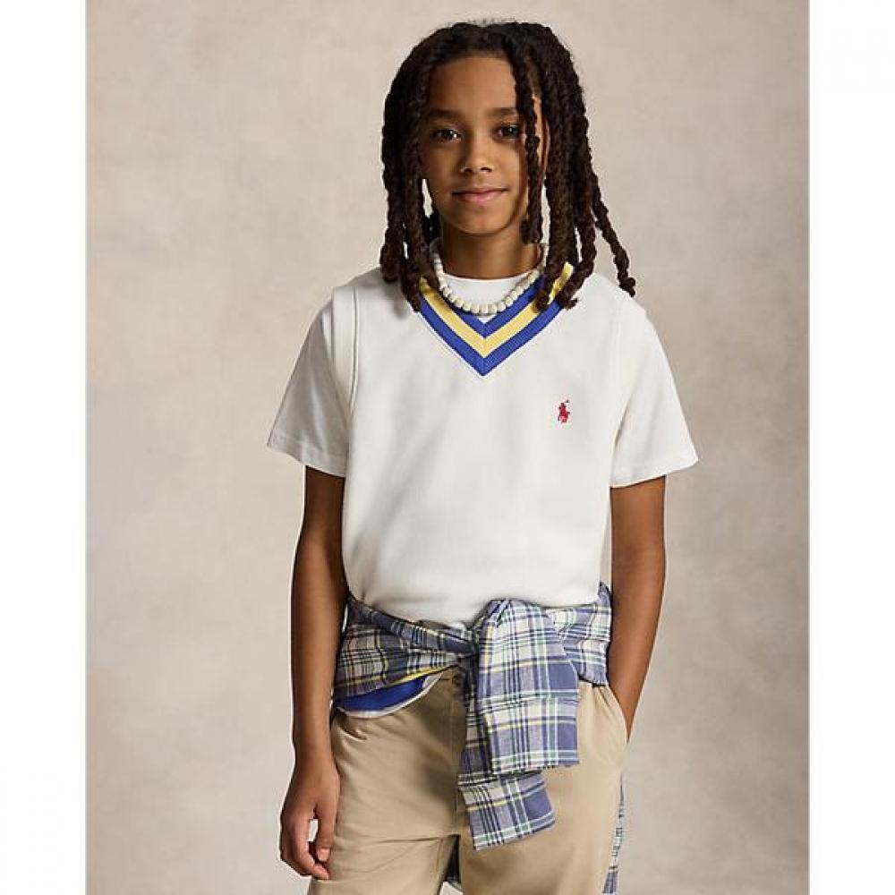 Polo Ralph Lauren Boys  Fleece Cricket Vest 8 18 Years Cwpokniy8021711100 XL