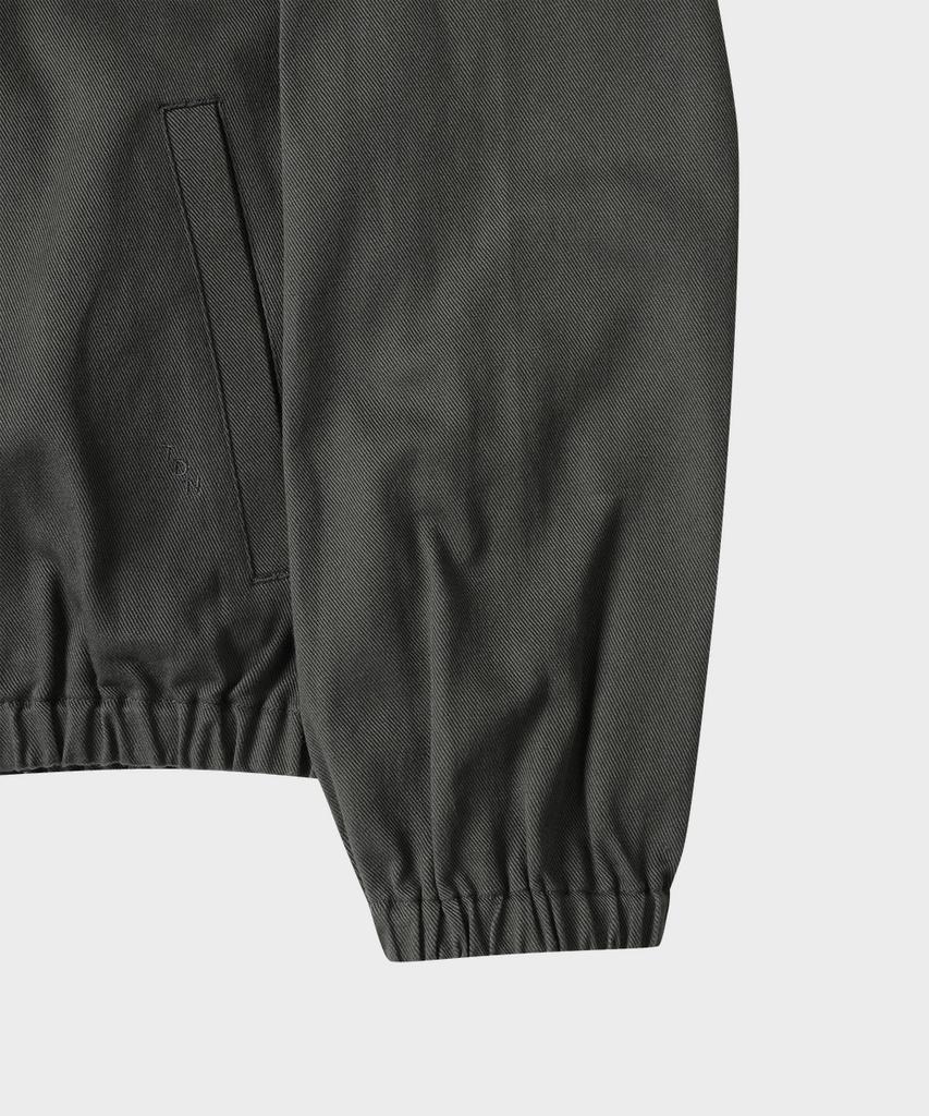 TAILDERN Pedro Cotton Linen Drizzler Jacket Dark Gray