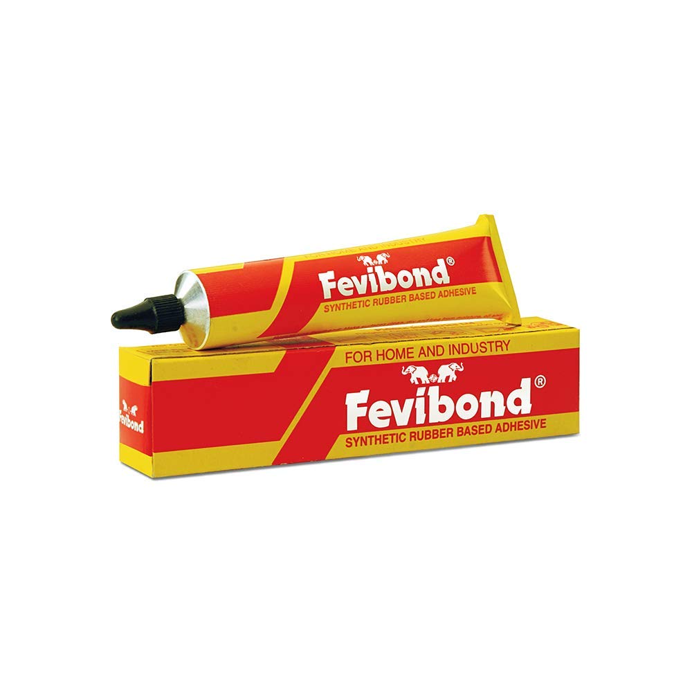 

Pidilite Fevibond Synthetic Rubber Adhesive 90ml X Pack Of 4 Strong Glue For Leather Rubber Rexine Repair Use