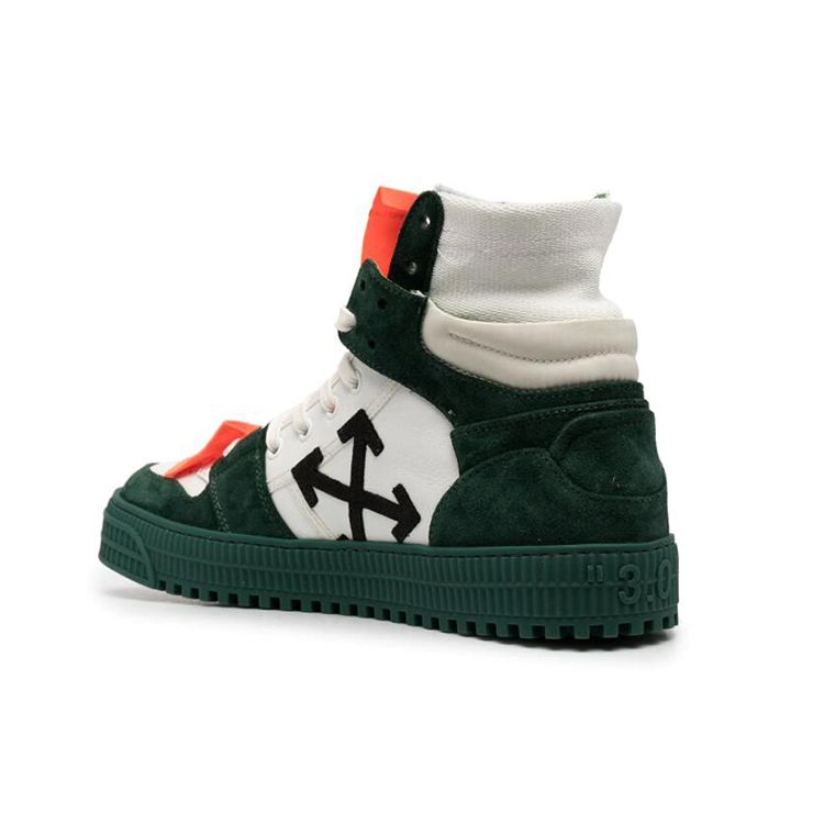 Off-White Off-Court High Forest Green Men Sneakers OMIA065R21LEA002-0155