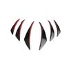 4/6 pcs front bumper lip decoration diffuser splitter fins body spoiler canard modified car exterior parts universal