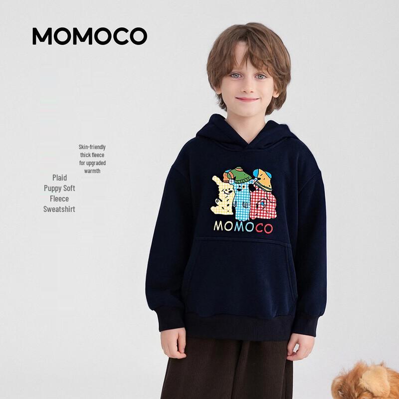 MOMOCO Winter Boys  Plush-Lined Casual Sweatshirt 120