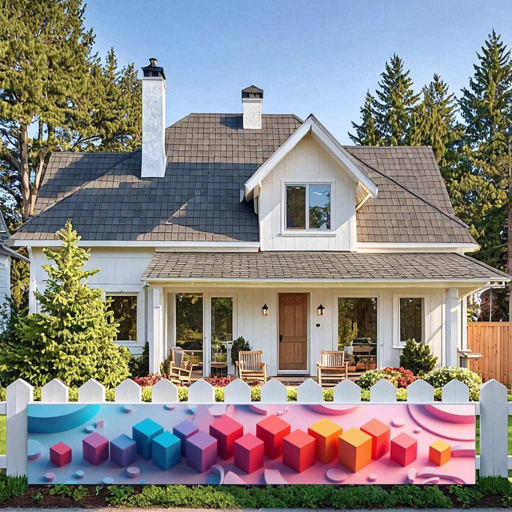 Backdrop 3D Installations Decor Abstract Banner For Party Trade Show Exhibition