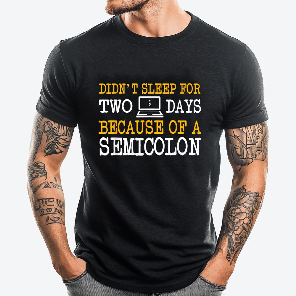Programmer Coder Computer Software Engineer Web Developer Funny Shirt Male Anime T Shirts Graphic Cotton Short Sleeve - Men s... S