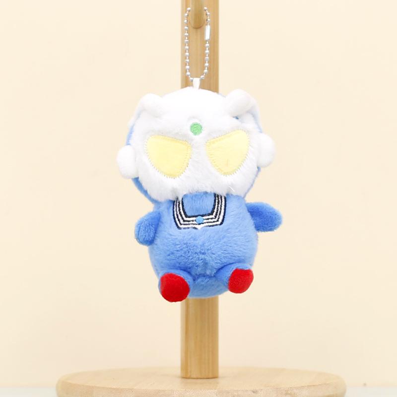 

Huggable Plush Ultraman Keychain Cute Short Plush Anime Doll 12cm Item Collectors Blue Ultraman