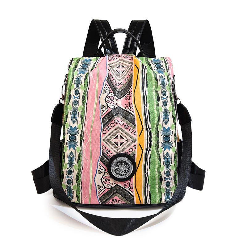 

Водонепроницаемый рюкзак большой вместимости для школьников с принтом розовый