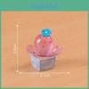 Luminous Mini Cactus Resin Craft Cute Cartoon Garden Decor In Assorted Colors