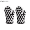 New Kitchen Gloves Insulation Leopard Pattern Pad Cooking Microwave Gloves Baking BBQ Oven Potholders Oven Mitts Potholder Pad for Kitchen