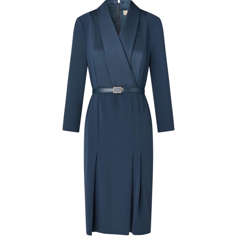 

PORTS Женское мини-платье изумрудно-зеленого цвета с запахом L (US 8)