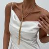 Long Tassel Tassel Pendant Necklace Elegant Design Jewelry Set Charm Metal Necklace  Special Events