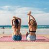 Sandproof Beach Blanket Waterproof Extra Large Thick Dual Layers Machine Washable Foldable Lightweight Mat For Outdoor Picnic Camping Hiking With