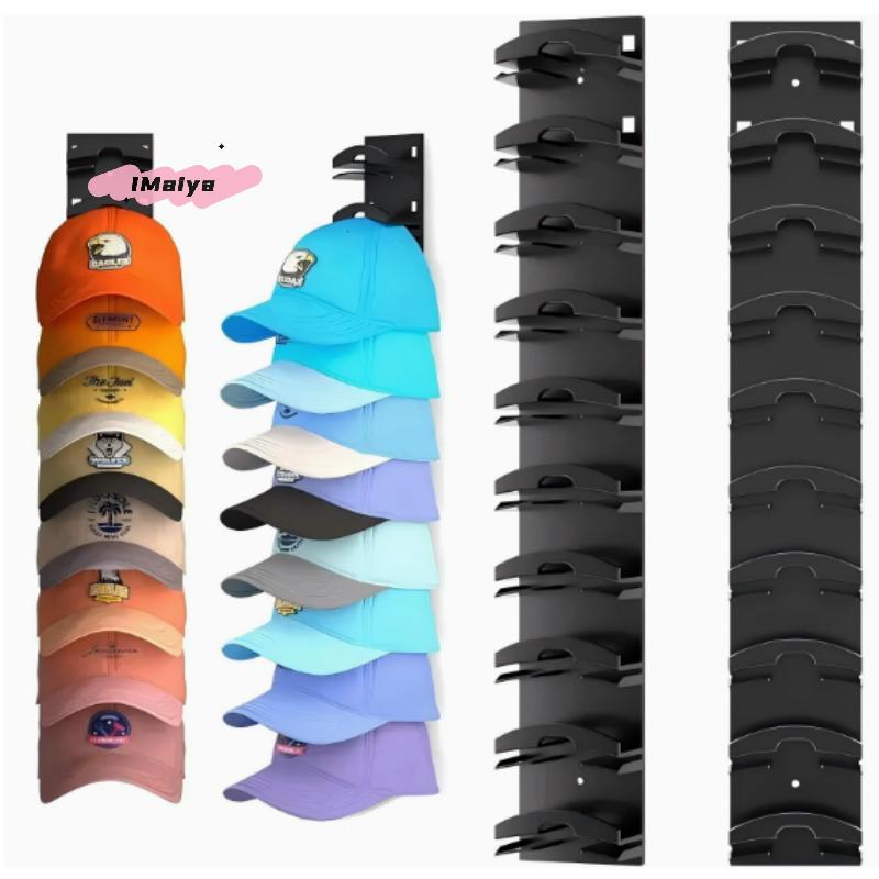 M-New Baseball Cap Rack Wall Mounted Hat Organizer Storage Hanger for Home Door Closet Multifunctional Cap Holder Display