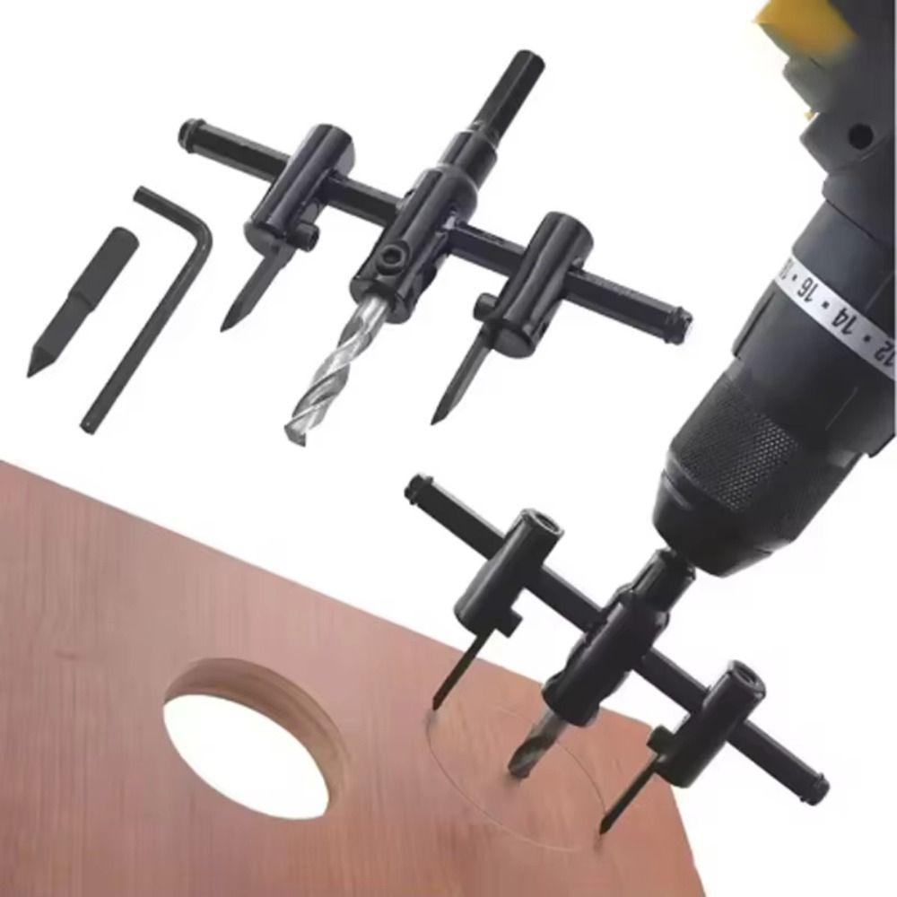 Adjustable Hole Cutter 45 Degrees Chamfer Circle Hole Cutter Drill Bit  DIY Tool
