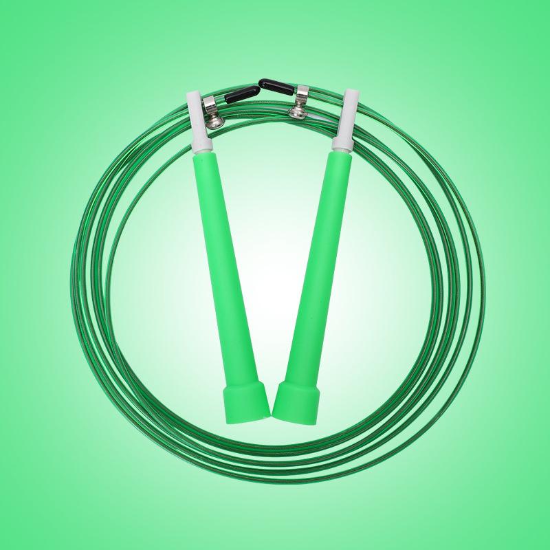 PVC Steel Wire Skipping Rope, Speed Skipping Rope for Fitness, 3 Metres Long, Competitive Skipping Rope for Children