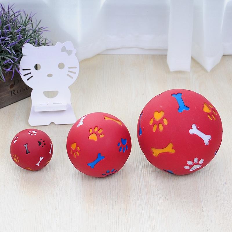 Versatile Pet Toys Food Dispenser Play Ball With Rotate Switch For Puppy Dog