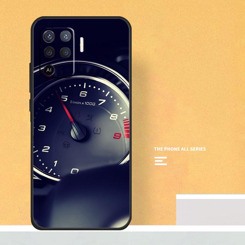 

Speedometer Car Case For Oppo A18 A38 A58 A78 A98 A5 Pro A6 A15 A54 A74 A94 A17 A57 A80 A60 A40 A16 A76 A96 OPPO A40 A40m