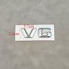 3D ABS Chrome Letters V6 V8 V10 V12 Car Fender Rear Trunk Badge Sticker For W205 W204 W213 W212 W221 Accessories