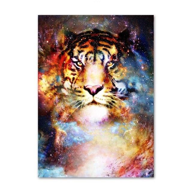 5D DIY Löwe Wolf Tiger Diamant Malerei Wand Kunst Leinwand Malerei Stickerei Mosaik bunte Tier