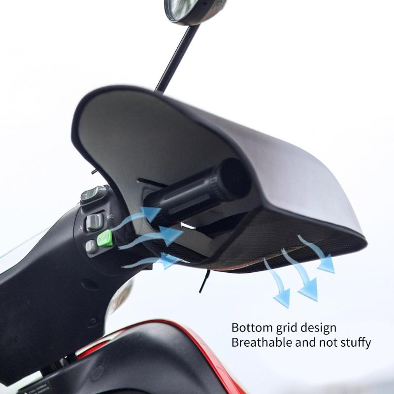Motorradlenker Fäustlinge Sonnenschutz Handschuhe Atmungsaktive Handschützer Motorrad Lenkerabdeckung Handschuhe Einfach zu montieren