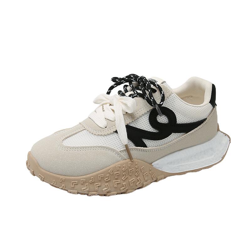 

Internet celebrities with the same Korean version of the new dad shoes women 2025 spring explosion versatile niche sports thick sole heightening le 35 серый