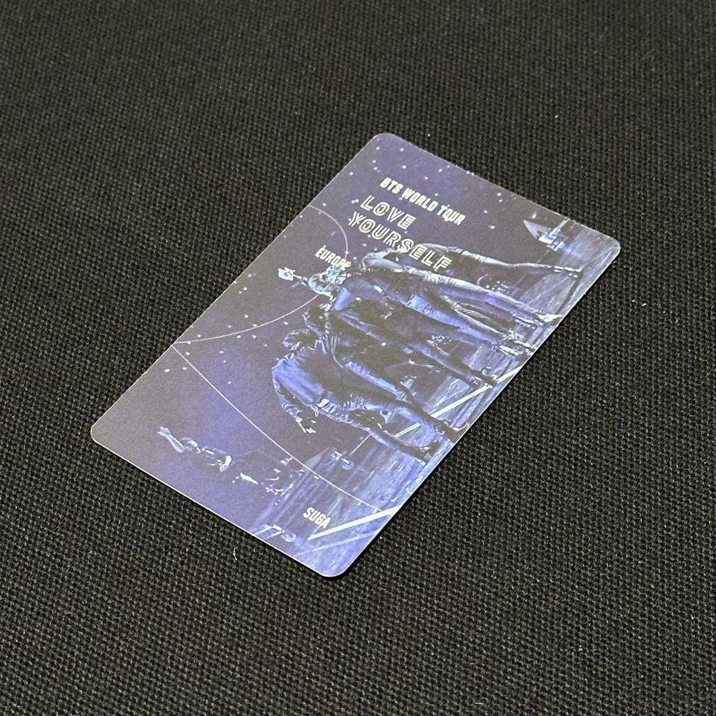 [USED] BTS Yoongi LYS Europe Blu-ray Trading Card