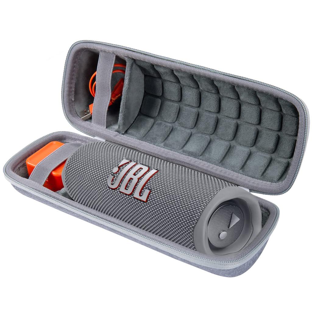 co2CREA Storage Case for JBL Flip 7/Flip 6/Flip 5/Flip 4 Bluetooth Speakers (Hard Case, Gray)