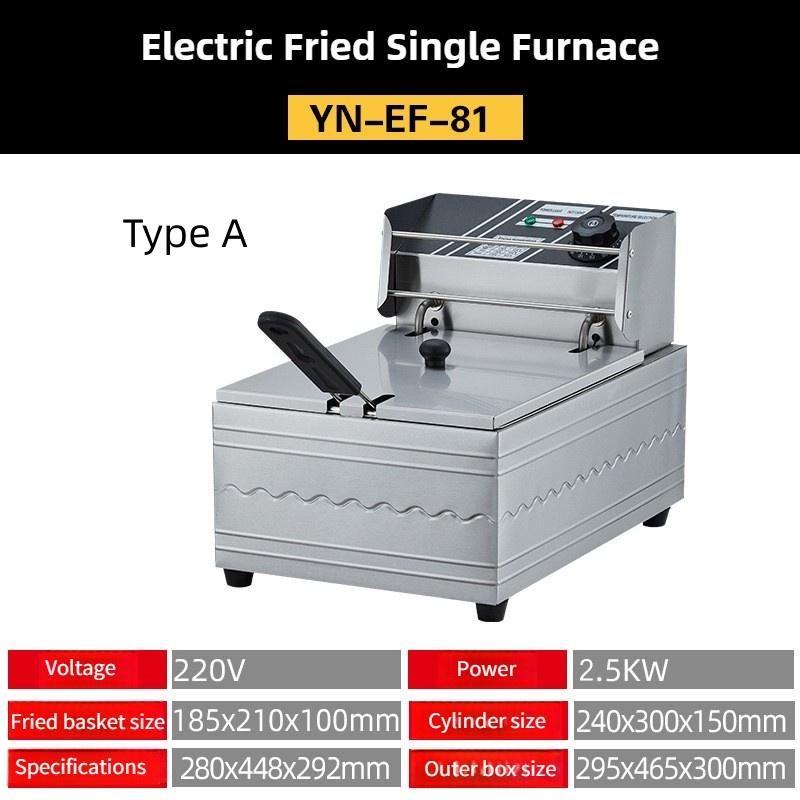 Large Capacity Commercial Electric Fryer Intelligent Constant Temperature French Fries Machine Desktop Multifunctional Oil Fryer