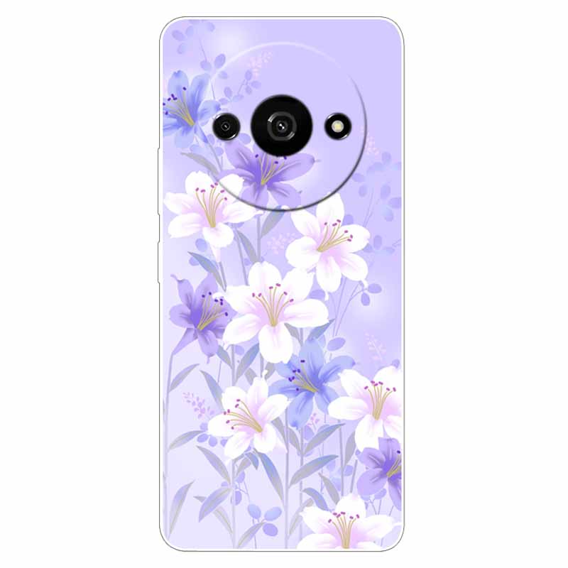 Clear Silicone Cover For Xiaomi Poco C61 Case Owl Lion TPU Printed Cover for Xiaomi Poco C61 C 61 Cases Luxury PocoC61 Phone Bag
