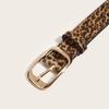 Simple Chic Womens Denim Belt With Gold Eggshaped Buckle For Casual And Work Looks