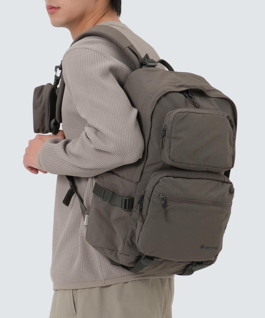 Snowpeak Apparel Dual-Tech Backpack 25L (S25Zufbp31) Dark Khaki