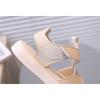 Kids Solid Soft Sole Beach Sandals Summer Leather Surface Casual Shoes For Boys Girls