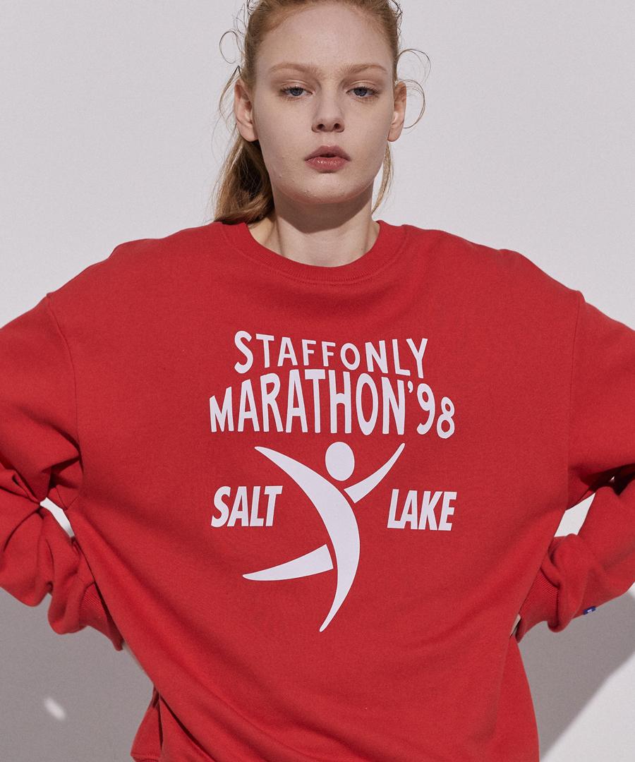 Step Only Finish Line Front Sweatshirts (Red) Red/0 (Small)