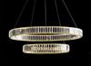 Bohemia 80 Double - double row crystal chandelier LED ring 80+40 gold
