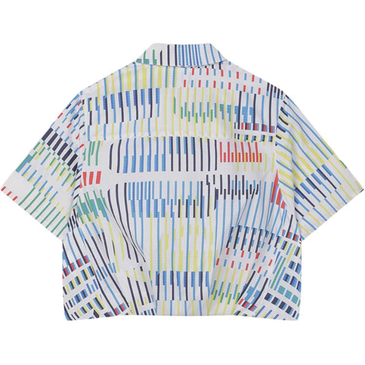 New FILA X PENGPIDUZHONGXIN SS24 Shirt Women's All Over Print F11W438408F-ZA