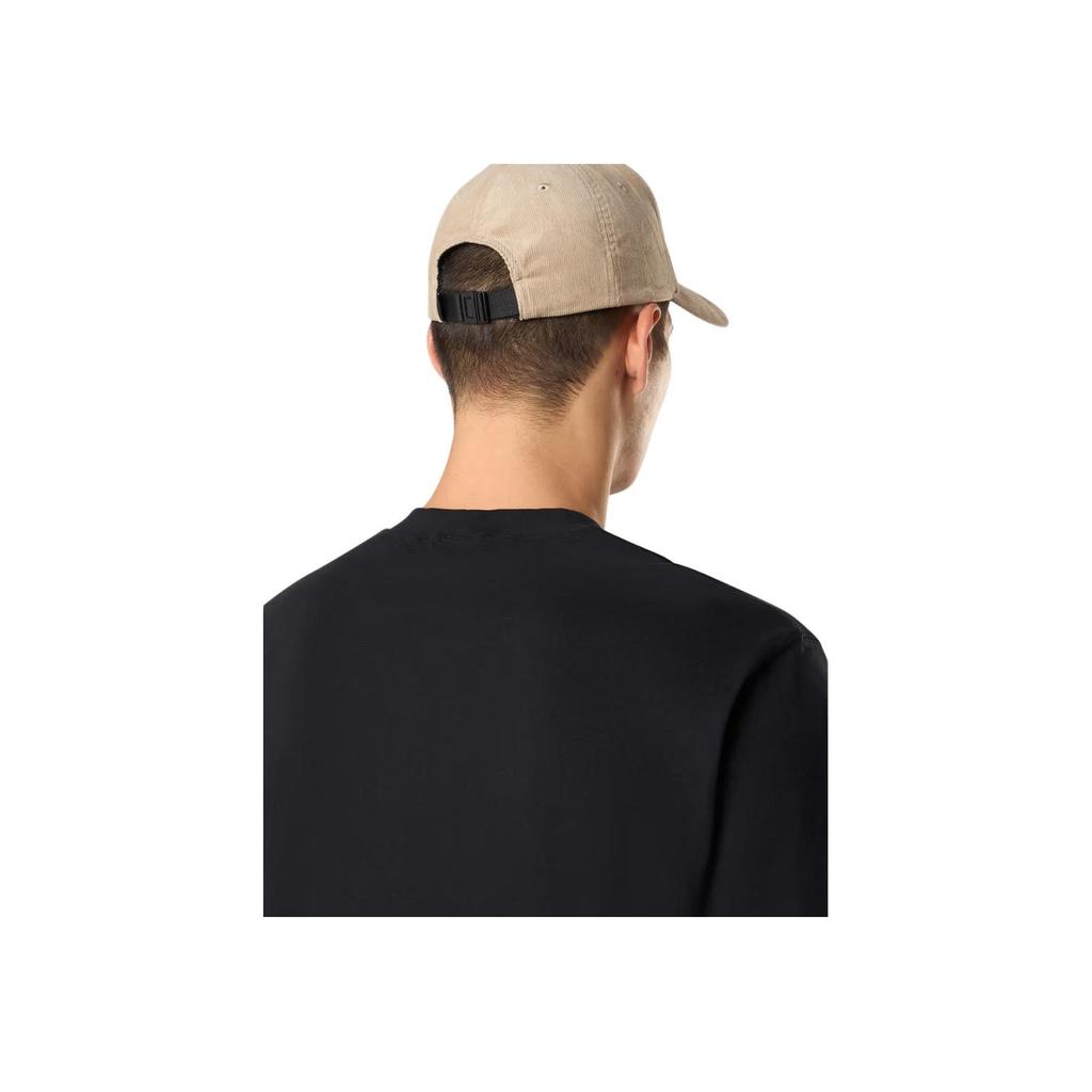 Stone Island Ss25 Compass Patch Ribbed Crew Neck Short Sleeve T-Shirt Men Tops Black K1S152100034-V0029