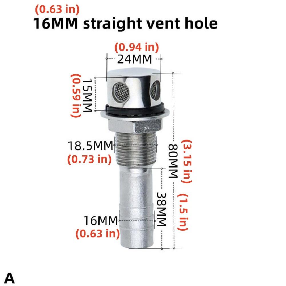 

Вентиляционный клапан из нержавеющей стали, морской вентиляционный клапан, дыхательный клапан, лодочная линия, вентиляционный соединитель, газовый вентиляционный клапан, прямой лодочный аксессуар для лодки A