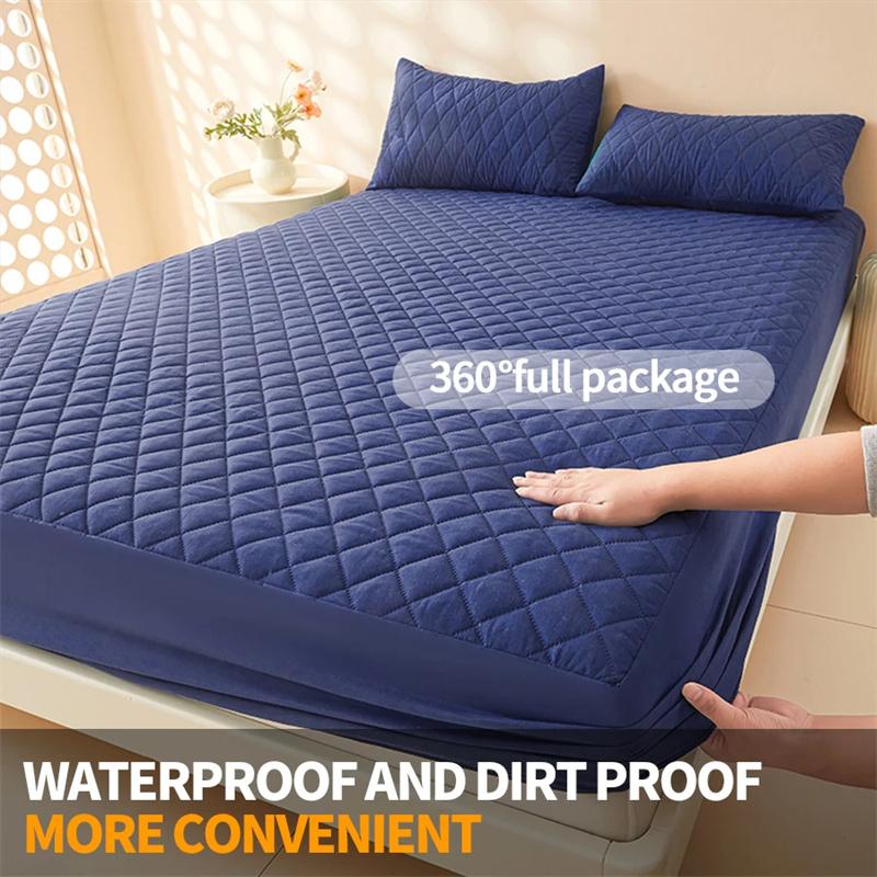 2026 Waterproof Bed Cover Bedding Set Anti Dust Waterproof Bedspread Bed Mattress Cover Bed Fitted Sheet Bedcloth