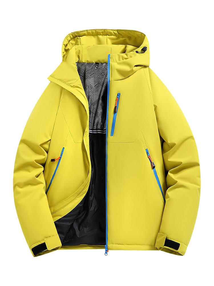 2025 Graphene-Infused Warm Cotton Jacket - Casual, Loose, Windproof, Outdoor Skiing Apparel for Couples