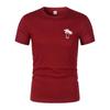 Men'S Summer Short-Sleeved T-Shirt Fashionable Coconut Print Short-Sleeved Casual Hawaiian Vacation Cool Loose Sports T-Shirt