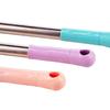 Hersdiger Plastic Broom Set with Stainless Steel Handle