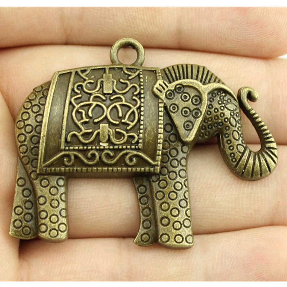 Charms Elephant God Pendants Kids' Jewelry Materials QC049