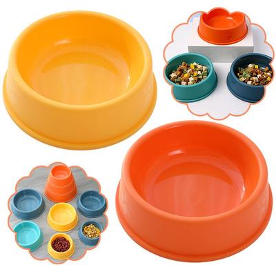 High Quality Pet Dog Food Bowl Cat Water Feeding Bowl Feeder Cats Lightweight For Small Stalk D L4P1
