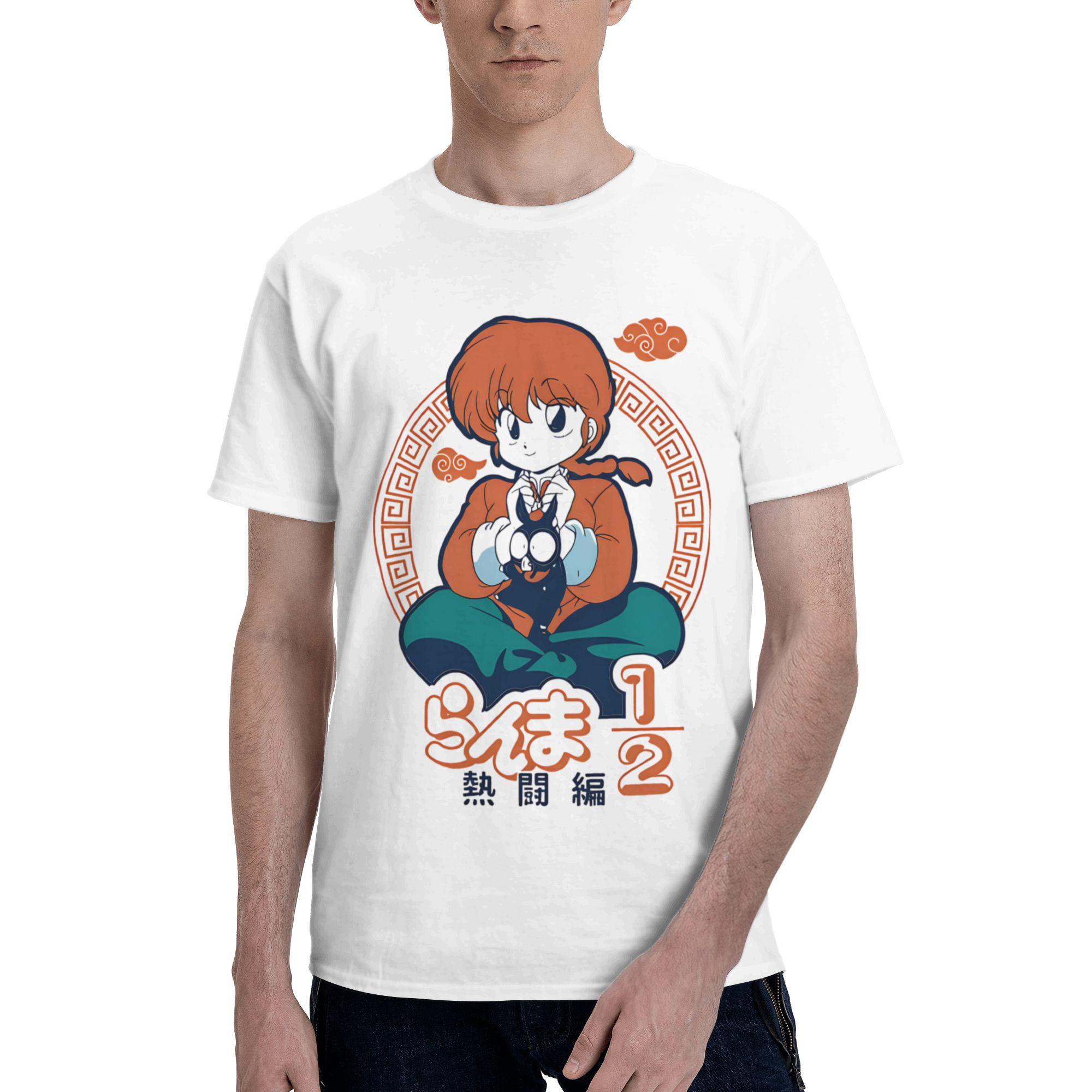 

Ranma Saotom Anime Men Women T Shirts Fun Tee Shirt Short Sleeve Round Collar T-Shirt Cotton 4XL 5XL 6XL Clothes 4XL