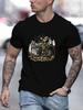 Summer Pure Cotton Unisexs Tshirt With Mountain Bike Pattern Printing Comfortable And Breathable Tshirt