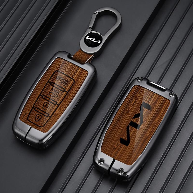AABJJ1 3/4 Buttons Alloy Car Key Case Cover Shell Fob For Kia Sportage EQUUS K5 K2 Sorento Optima K5 Forte 2011-2016 Accessories Holder
